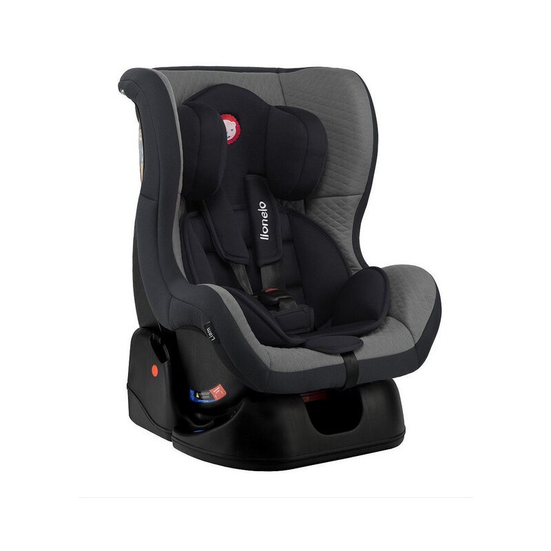 Lionelo - Scaun auto Liam Cozy Spatar reglabil, Pozitie de somn, 0-18 Kg, Gri image 4