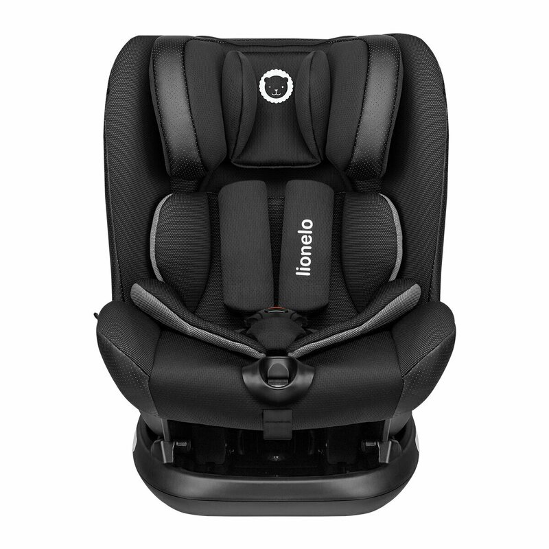 Lionelo - Scaun auto Oliver Carbon Spatar reglabil, Protectie laterala, Top Tether, 9-36 Kg, cu Isofix, Negru image 5