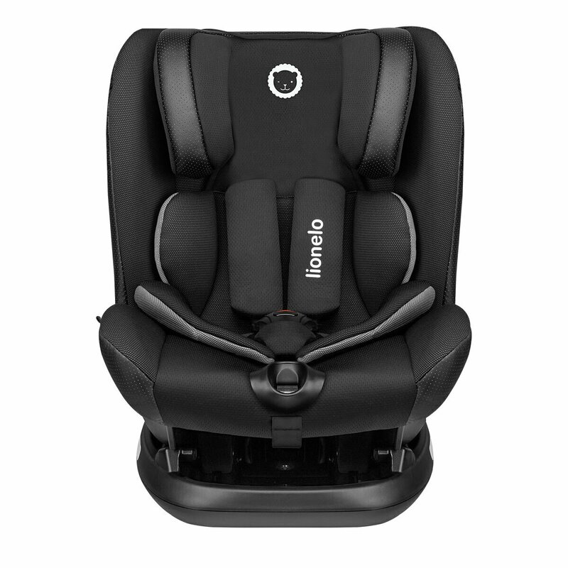 Lionelo - Scaun auto Oliver Carbon Spatar reglabil, Protectie laterala, Top Tether, 9-36 Kg, cu Isofix, Negru image 6