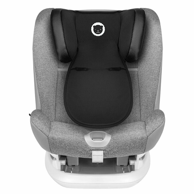 Lionelo - Scaun auto Oliver Stone Spatar reglabil, Protectie laterala, Top Tether, 9-36 Kg, cu Isofix, Gri image 9