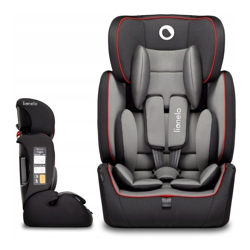 Lionelo - Scaun auto Levi Simple Sporty, 9-36 Kg, Negru image 4