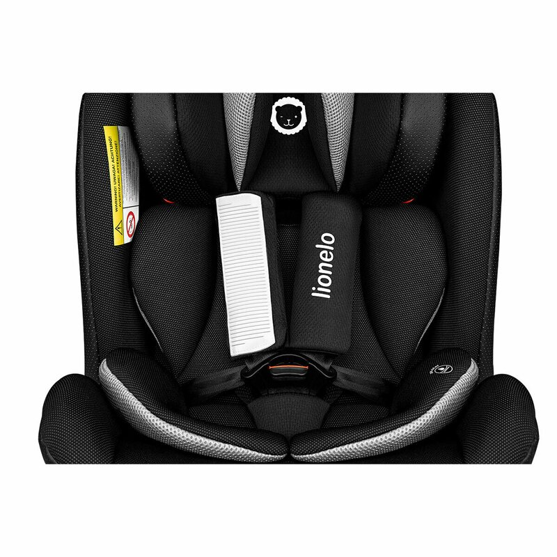 Lionelo - Scaun auto Braam Carbon Pozitie de somn, Protectie laterala, Rotire 360 grade, 0-36 Kg, cu Isofix, Negru image 18