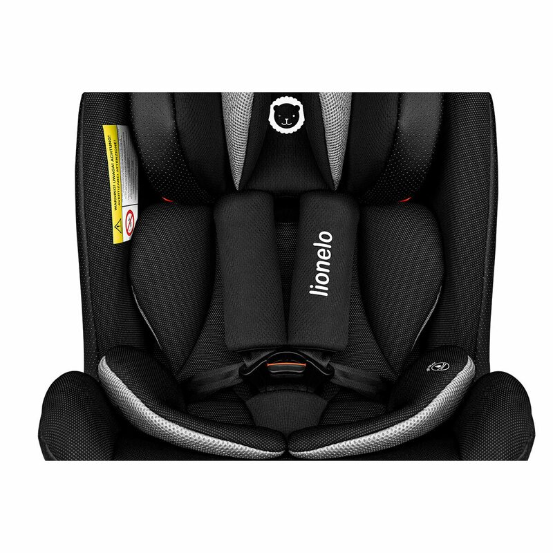 Lionelo - Scaun auto Braam Carbon Pozitie de somn, Protectie laterala, Rotire 360 grade, 0-36 Kg, cu Isofix, Negru image 19