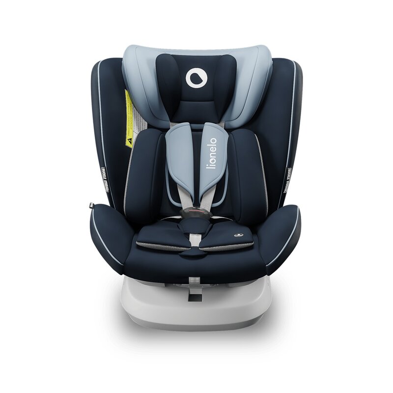 Lionelo - Scaun auto Bastiaan One Pozitie de somn, Protectie laterala, Rotire 360 grade, Top Tether, 0-36 Kg, cu Isofix, Albastru image 3