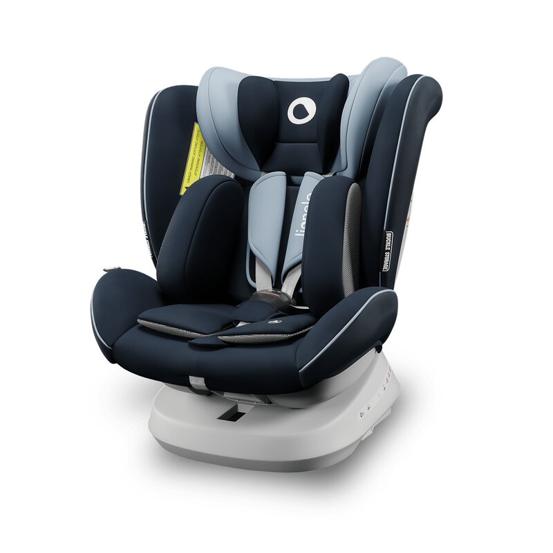 Lionelo - Scaun auto Bastiaan One Pozitie de somn, Protectie laterala, Rotire 360 grade, Top Tether, 0-36 Kg, cu Isofix, Albastru image 5