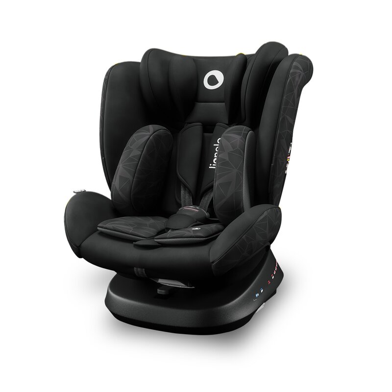 Lionelo - Scaun auto Bastiaan One Pozitie de somn, Protectie laterala, Rotire 360 grade, Top Tether, 0-36 Kg, cu Isofix, Negru image 6