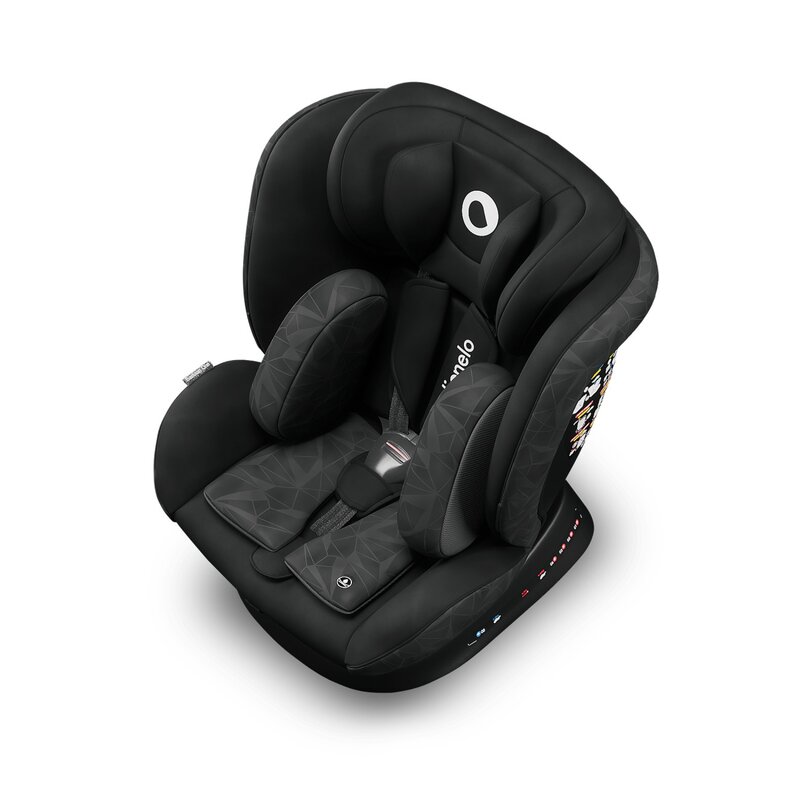 Lionelo - Scaun auto Bastiaan One Pozitie de somn, Protectie laterala, Rotire 360 grade, Top Tether, 0-36 Kg, cu Isofix, Negru image 7