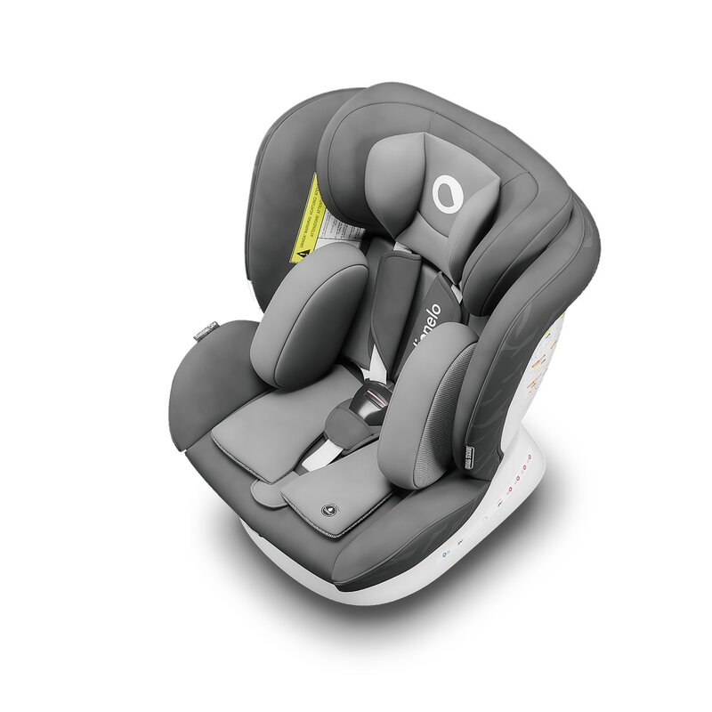 Lionelo - Scaun auto Bastiaan One Pozitie de somn, Protectie laterala, Rotire 360 grade, Top Tether, 0-36 Kg, cu Isofix, Gri image 7