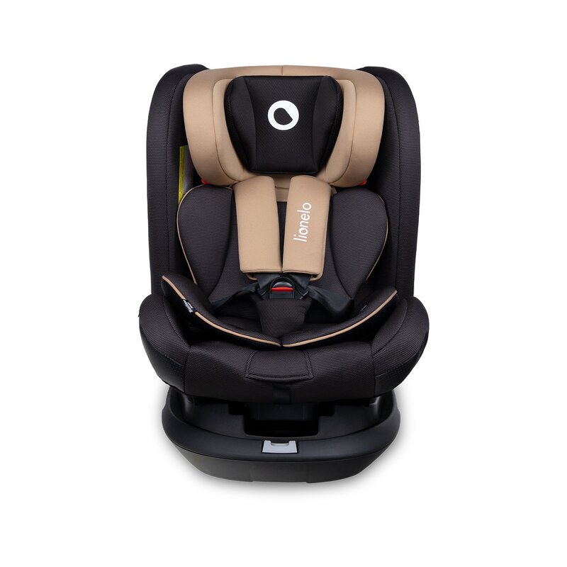 Lionelo - Scaun auto Bastiaan RWF Pozitie de somn, Protectie laterala, Rotire 360 grade, 0-36 Kg, cu Isofix, Bej image 5