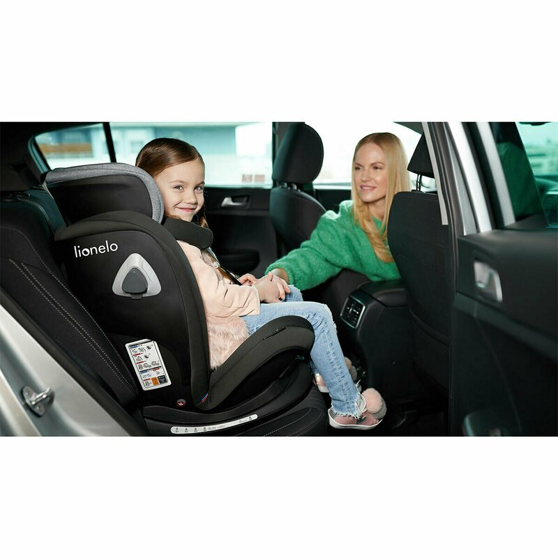 Lionelo - Scaun auto Bastiaan RWF Pozitie de somn, Protectie laterala, Rotire 360 grade, 0-36 Kg, cu Isofix, Bej image 14