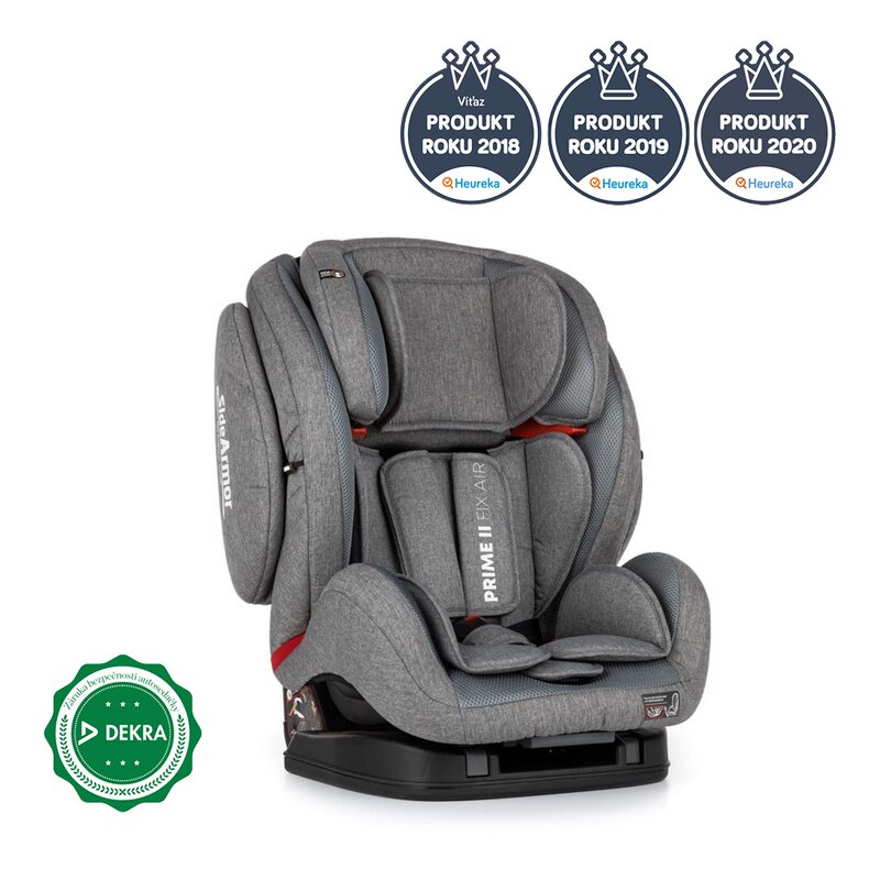 Petite&Mars - Scaun auto 9-36 kg, Prime II Isofix, Top Tether, Stone Air image 1