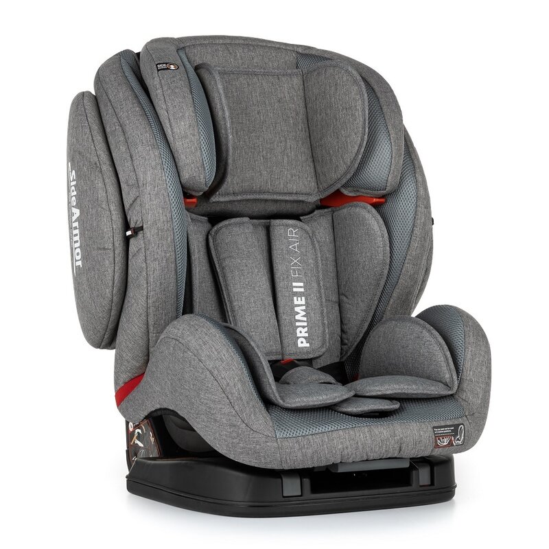 Petite&Mars - Scaun auto 9-36 kg, Prime II Isofix, Top Tether, Stone Air image 2