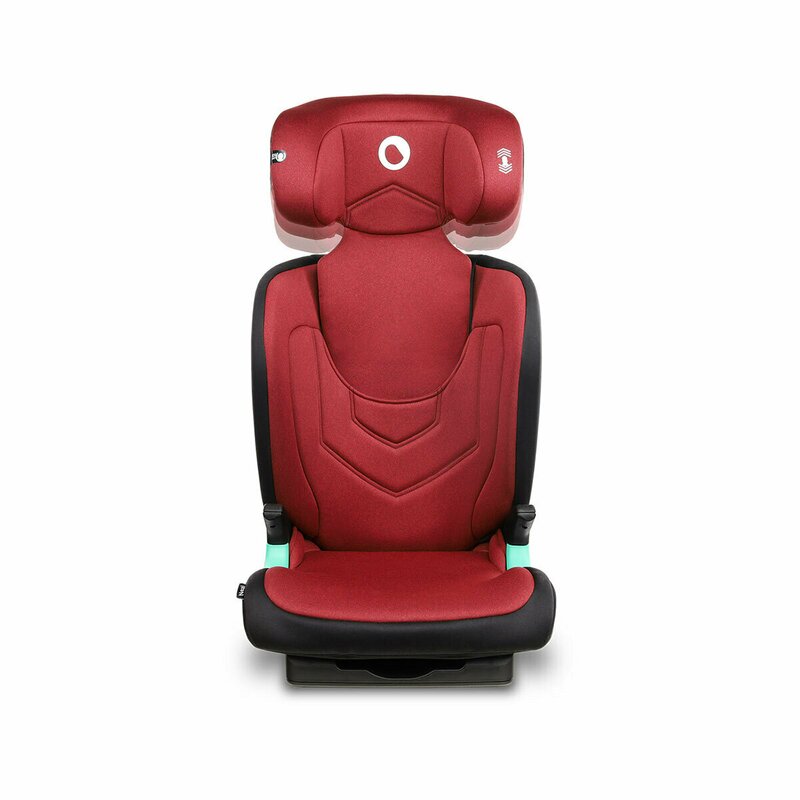 Lionelo - Scaun auto Neal Burgundy Spatar reglabil, Baza i-size, 15-36 Kg, cu Isofix, Rosu image 6