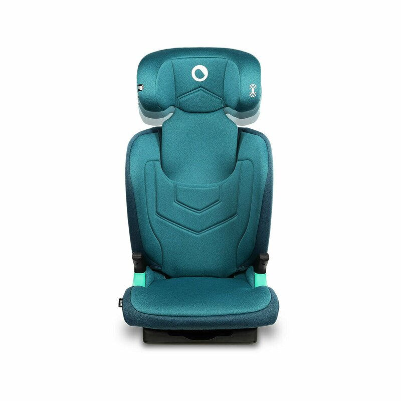 Lionelo - Scaun auto Neal Turquoise Spatar reglabil, Baza i-size, 15-36 Kg, cu Isofix, Verde image 6