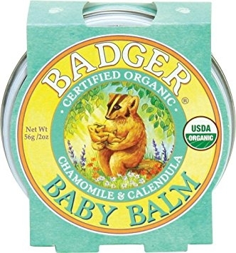 Mini balsam pentru bebelusi, Baby Balm, Badger, 21 g