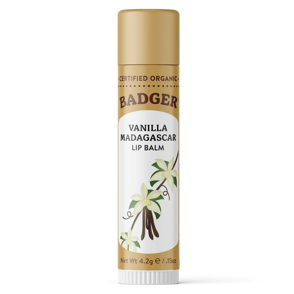 Balsam de buze, Vanilla Madagascar, Badger, 4.2 g